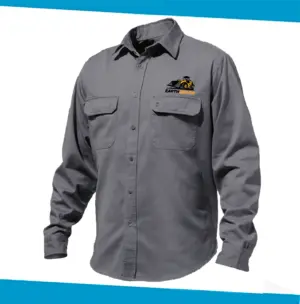 camisa de dril para hombre