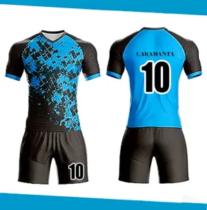 uniformes de futbol azul