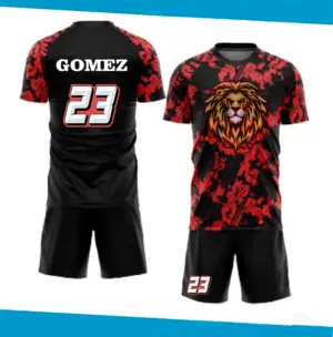 uniformes de futbol negro